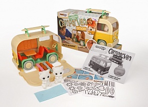 Игровой набор Домик на колесах Фуззики жёлтого цвета (Fuzzikins, FF005)